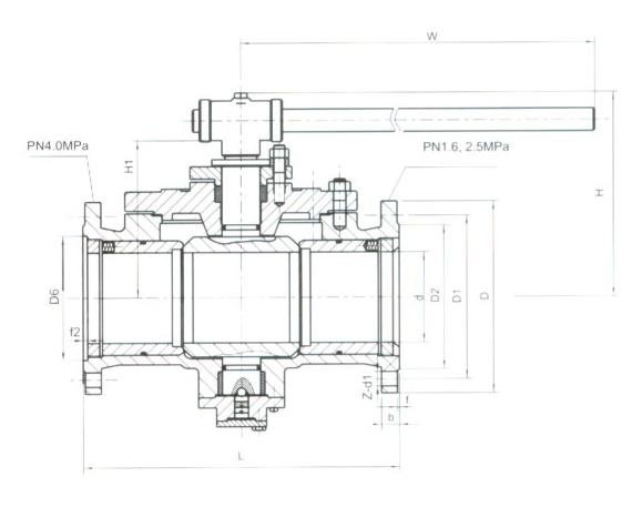 金属硬密封球阀Q41H-16C
