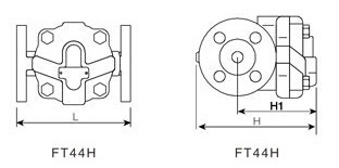 FT44H杠杆浮球式蒸汽疏水阀(图2)