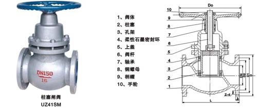 UZ41H柱塞闸阀(图2)