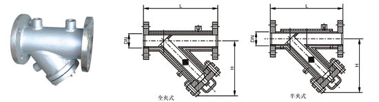 保温Y型过滤器(图2)