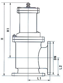 J744X/J644X角式快开排泥阀(图2)