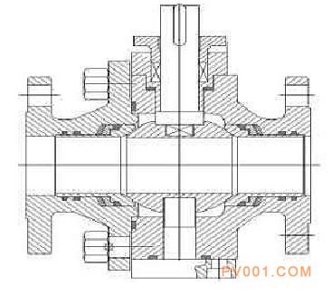 煤化工金属密封耐磨球阀高频振动机理研究及结构