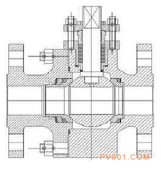 煤化工金属密封耐磨球阀高频振动机理研究及结构