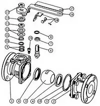 球阀安装维护方法
(图2) 球阀的安装及维修方法