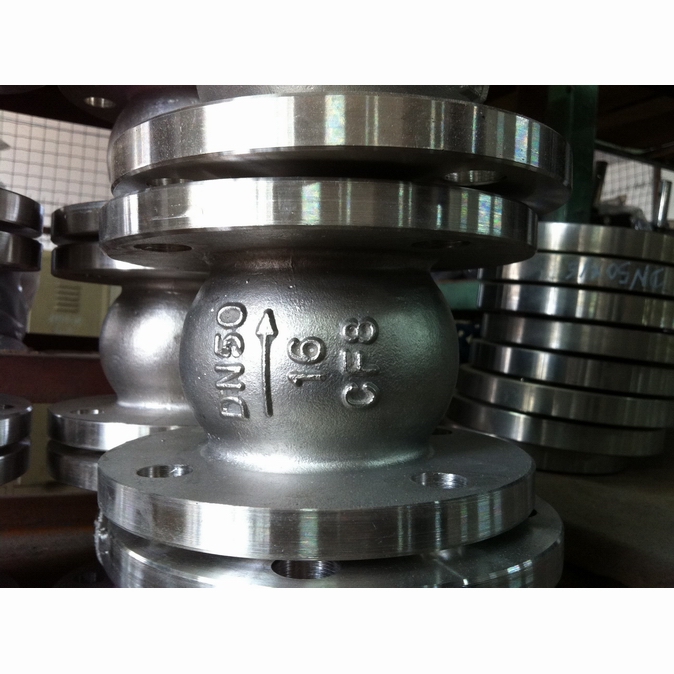 止回阀
(图2) HC41X不锈钢消声止回阀