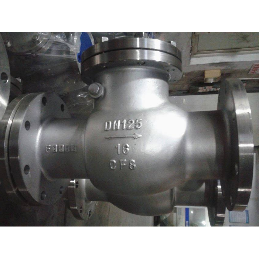 止回阀
(图5) H44H,H44W不锈钢止回阀