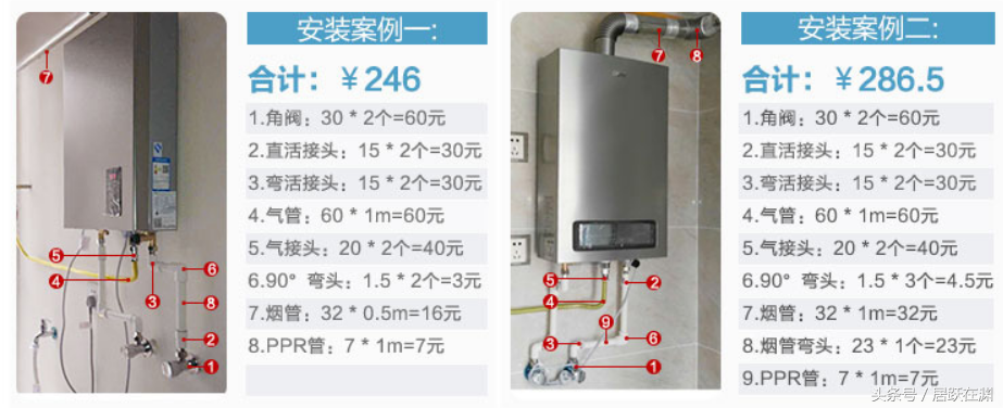 热水器安装前，一定要自备这些辅材，否则多花几百元