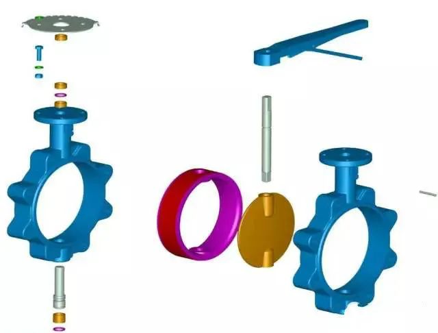蝶阀尺寸_对夹式蝶阀尺寸_蝶阀法兰尺寸