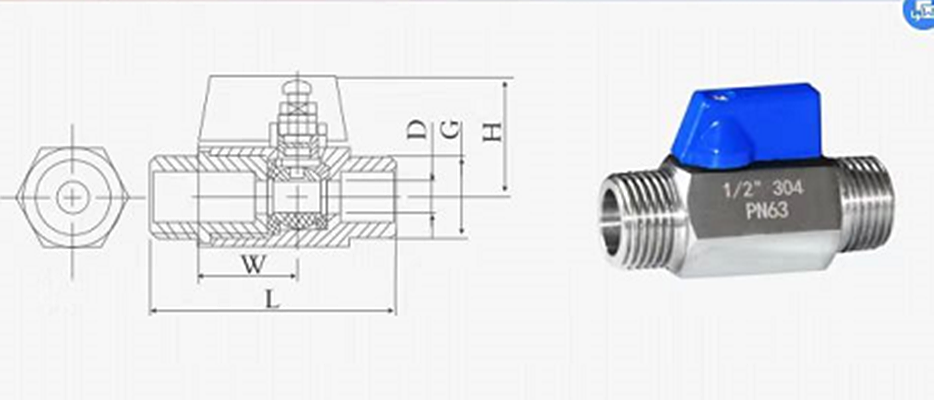 hamai 不锈钢球阀 1 4_300wog铜球阀1 2_不锈钢球阀1/2