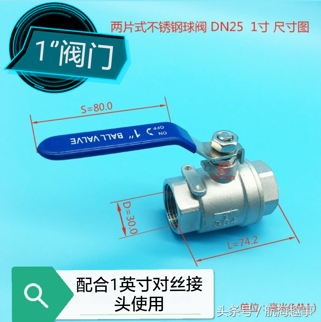 航海科普：生活中阀门规格“分”与“英寸”的称呼，你知道多少？